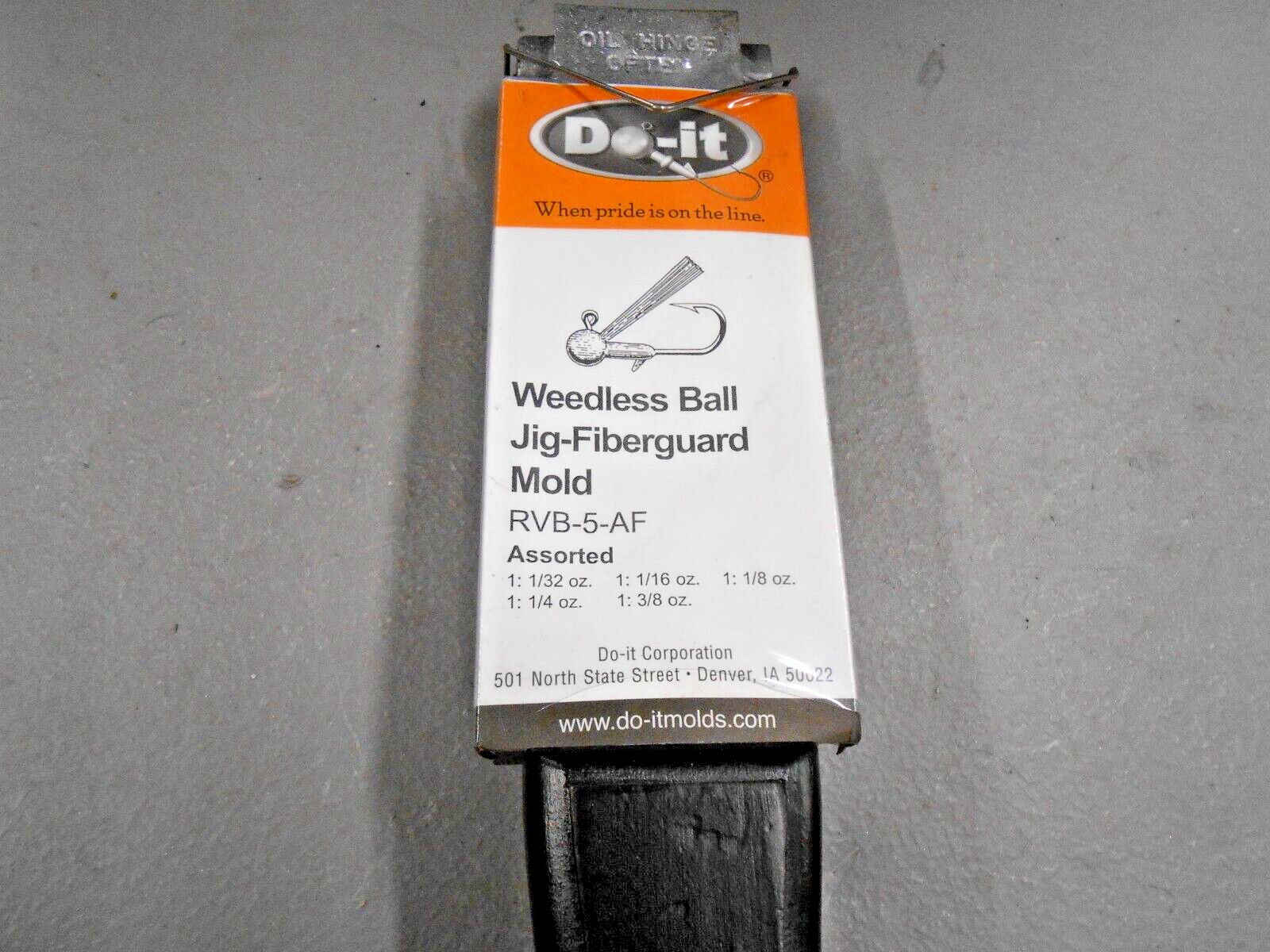 3317 Do-It Weedless Round Jig Mold 1/32 - 3/8 oz