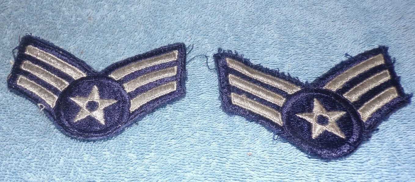 Senior Airmen US Airforce Patches (Set of 2)