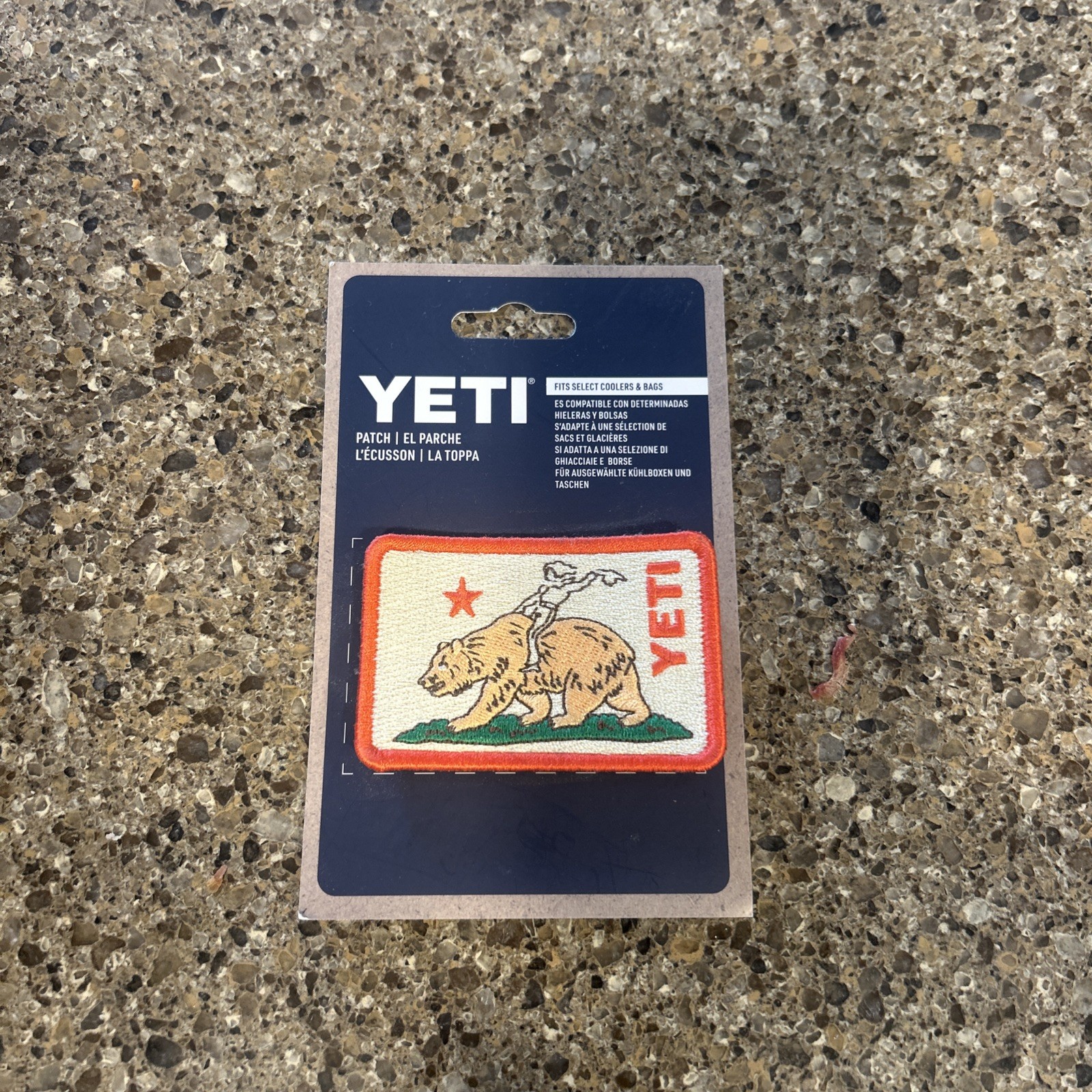 YETI Collectors Patch Cali Bear Rider (NEW)