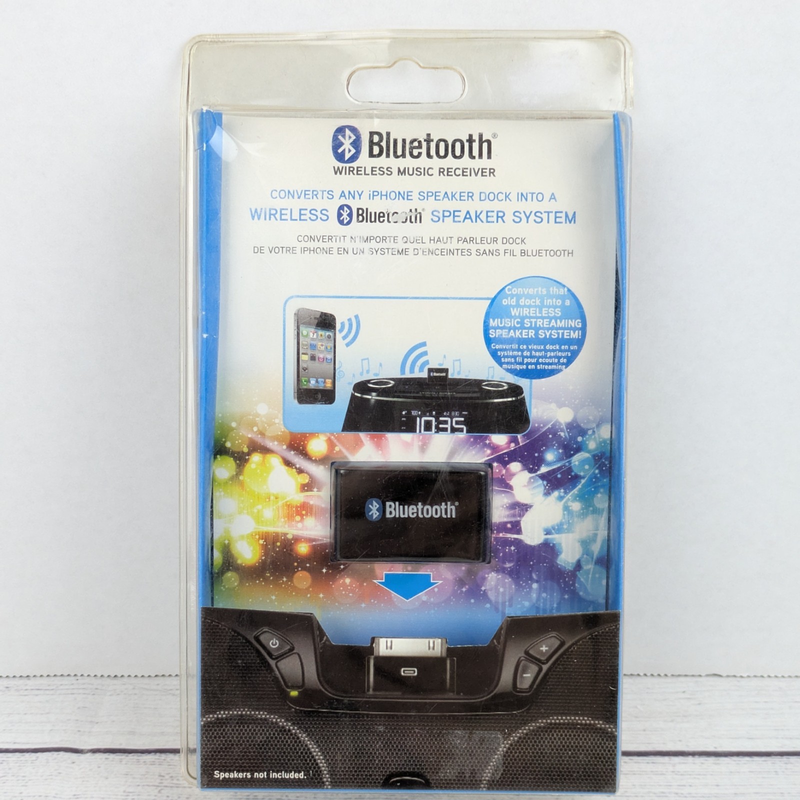 Bluetooth Wireless Music Receiver Dock New Imperfect Packaging