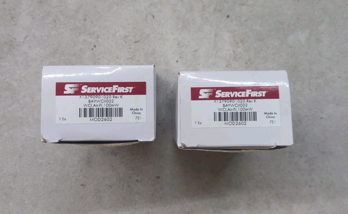 2 PACK Trane X13790901020 Air-Fi Wireless Interface WCI BAYWVCII002 MOD2602 New