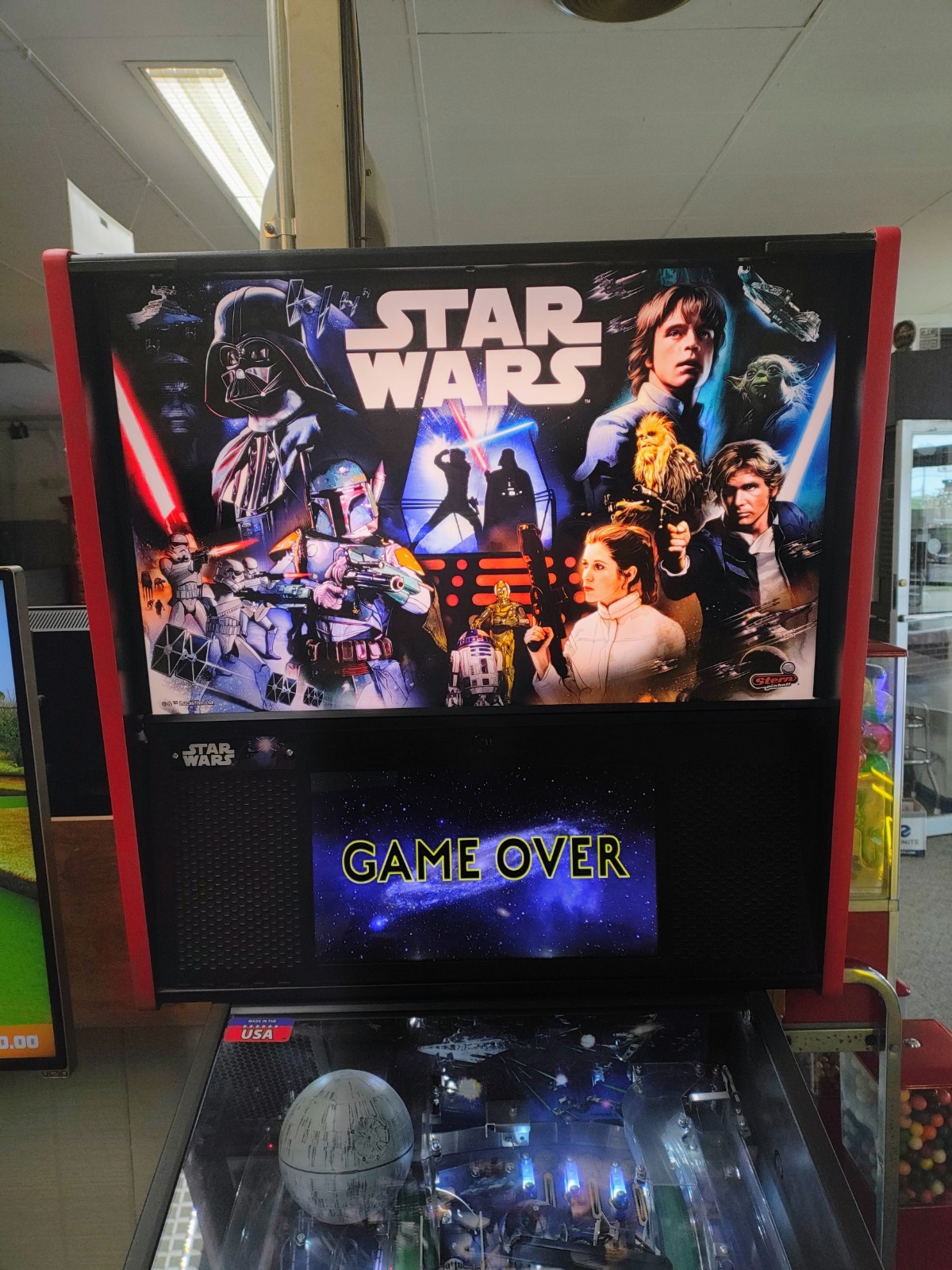 1 Stern Star Wars Arcade Pinball Game