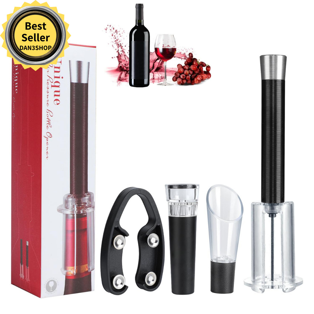 Wino on the Go Wine Opening Set, Air Pump Wine Bottle Opener Set, The Perfect...