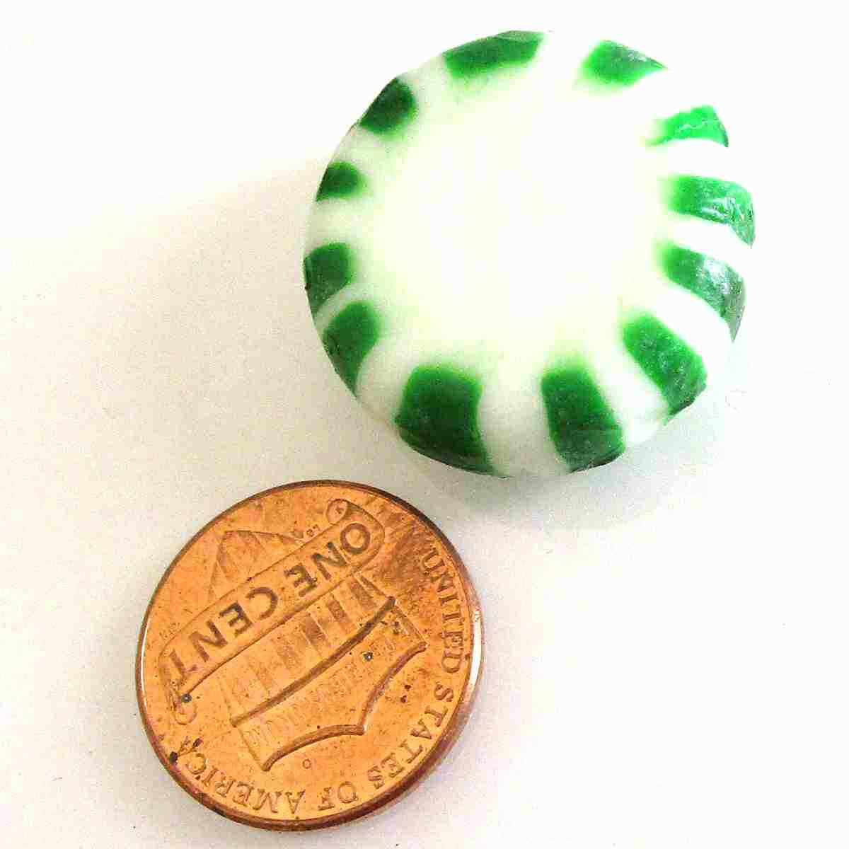Spearmint Starlight Mints Hard candy bulk wrapped candy 2 Lbs. Menta