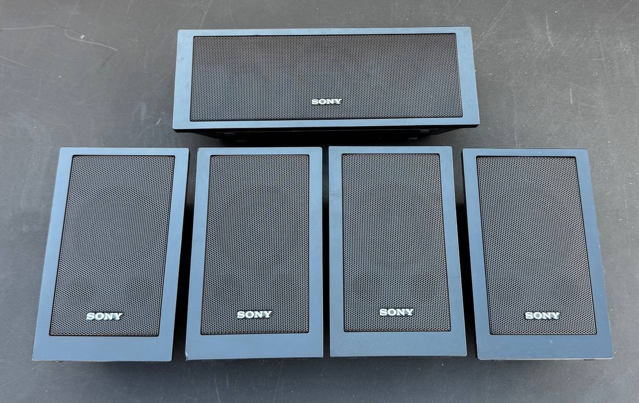 Sony SS-CT101 Surround Speaker System 5 Speakers + Wires Home Theater