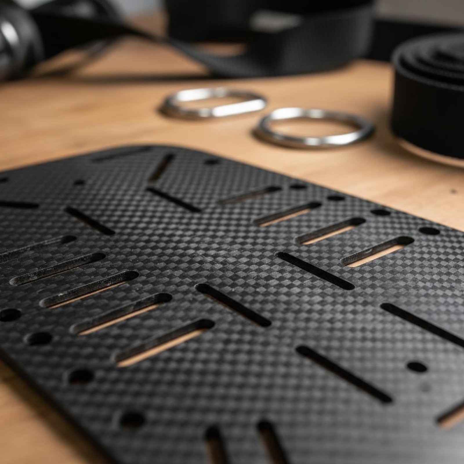 Carbon Fiber Diving Backplate Lightweight Technical Diving Harness Plate