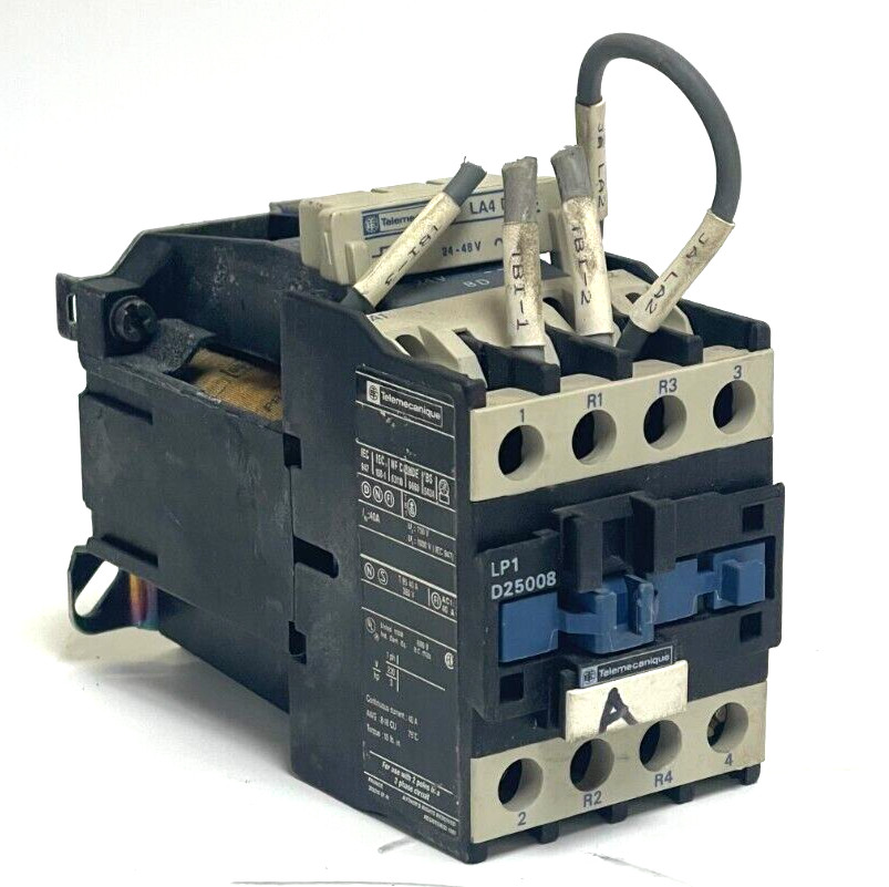 TELEMECANIQUE LP1D25008 , 40 AMP , 1000V, 8KV, 24 VDC CONTACTOR