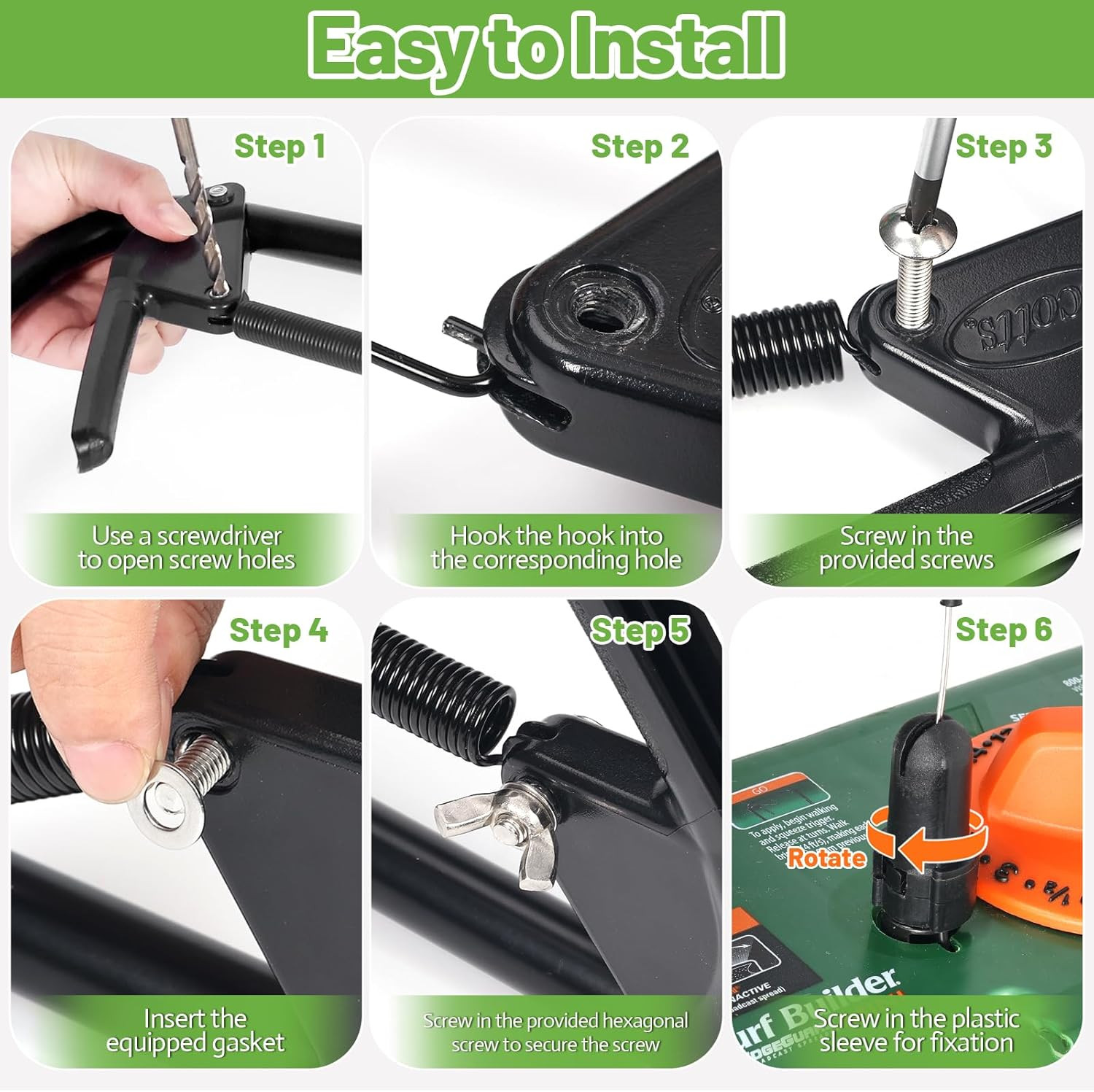 Lawn Spreader Control Cable, Compatible with Scotts Mini Broadcast Spreader, Law