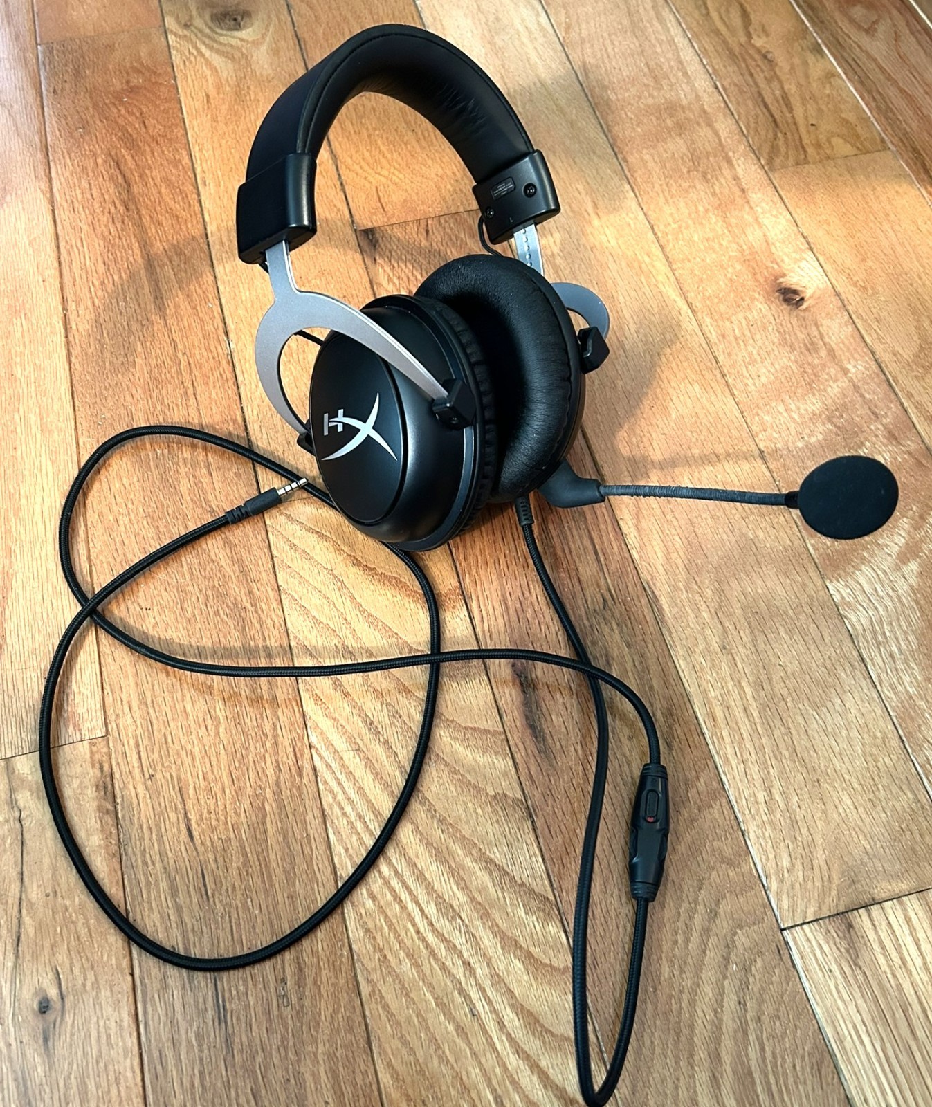 HyperX HHSC2-CG-SL/G CloudX Gaming Headset Black-Silver Wired Microphone WORKING