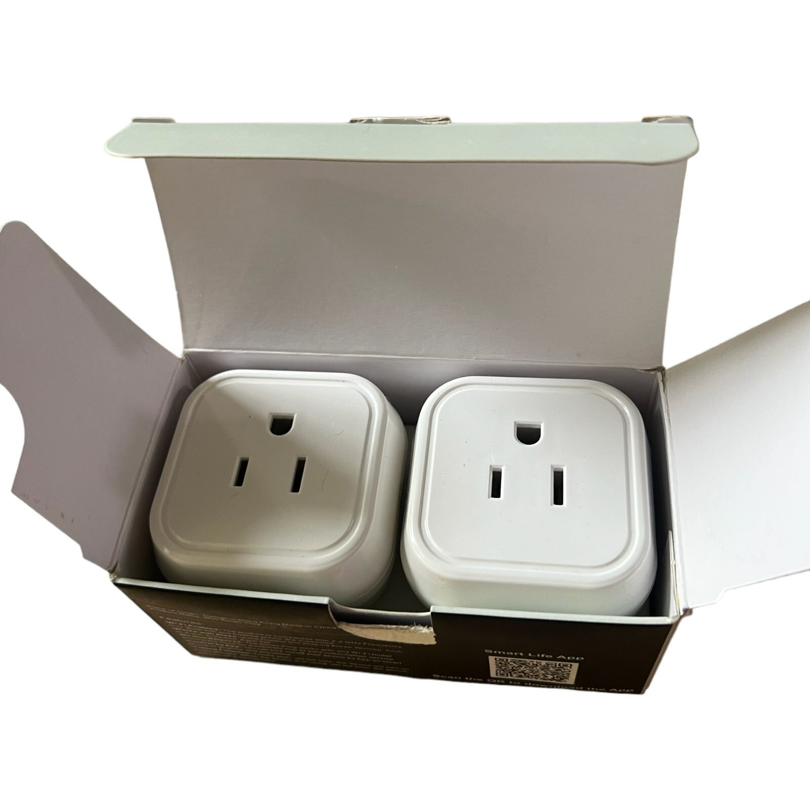 BearDot WiFi Smart Plug 2 Pack V05 Mini Wireless Outlet Alexa Google Home Timer