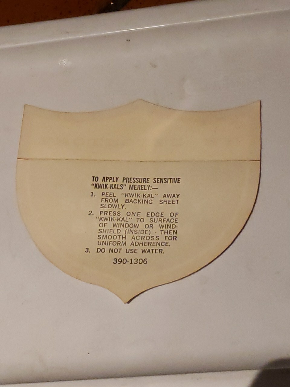 New Heathkit Protected By Security System Decal/ Label #390-1306 from GD-49