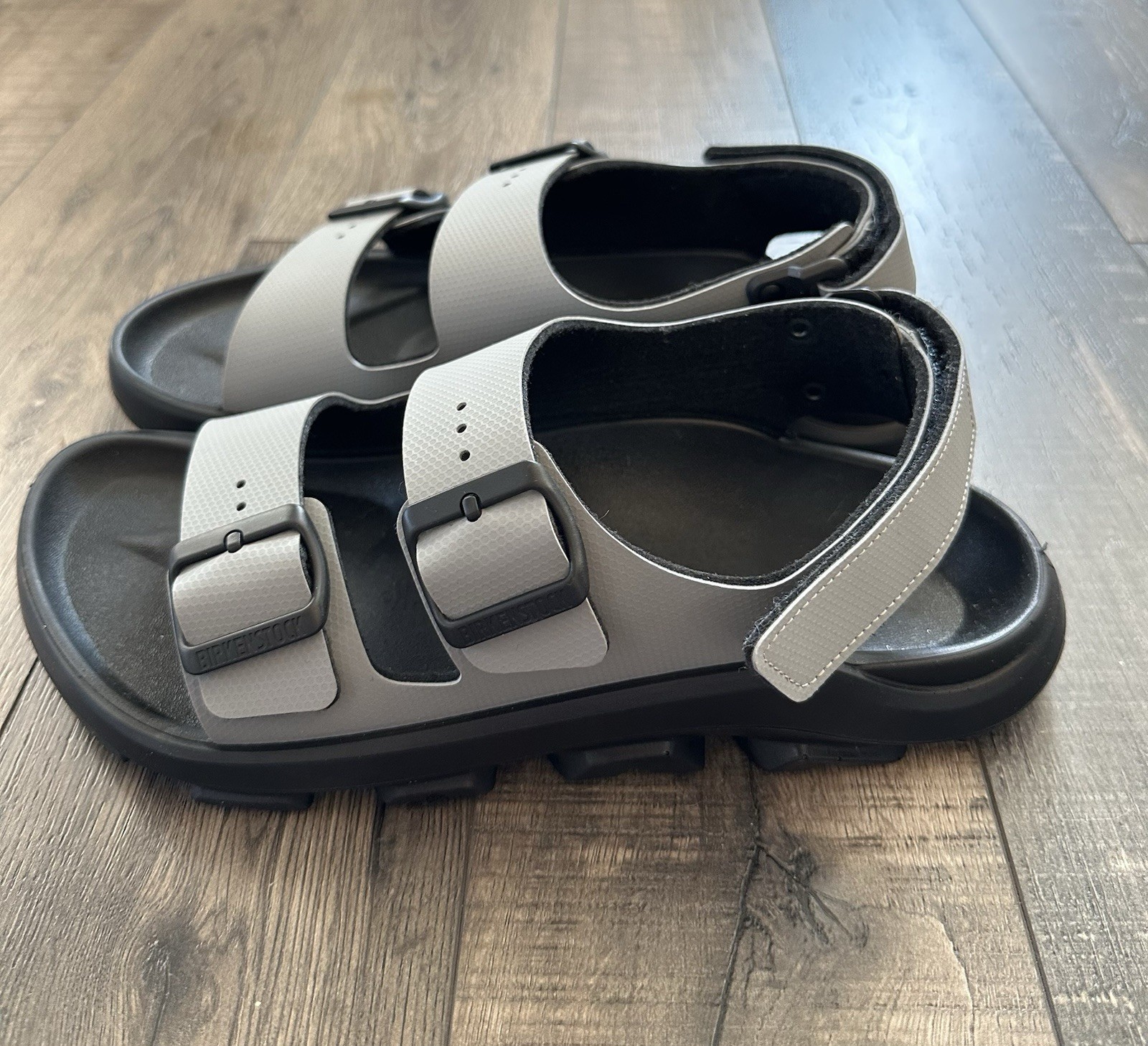 Birkenstock Mogami Terra Sandals Men's 7 / Women's 9 Whale Gray NEW