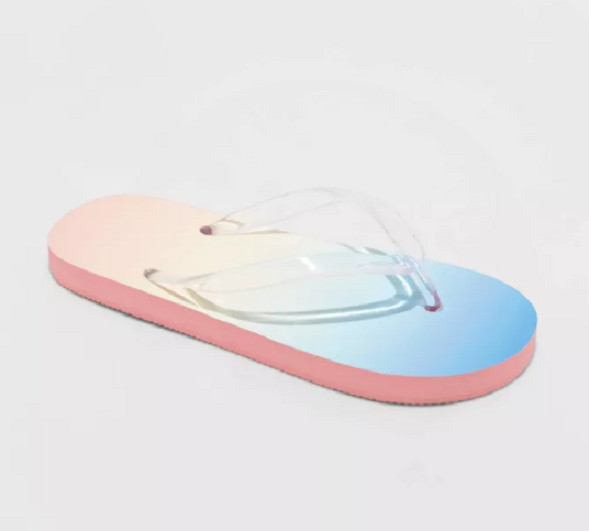NEW Cat & Jack Kids' Unisex Sam Flip Flop Sandals Size XL (6)