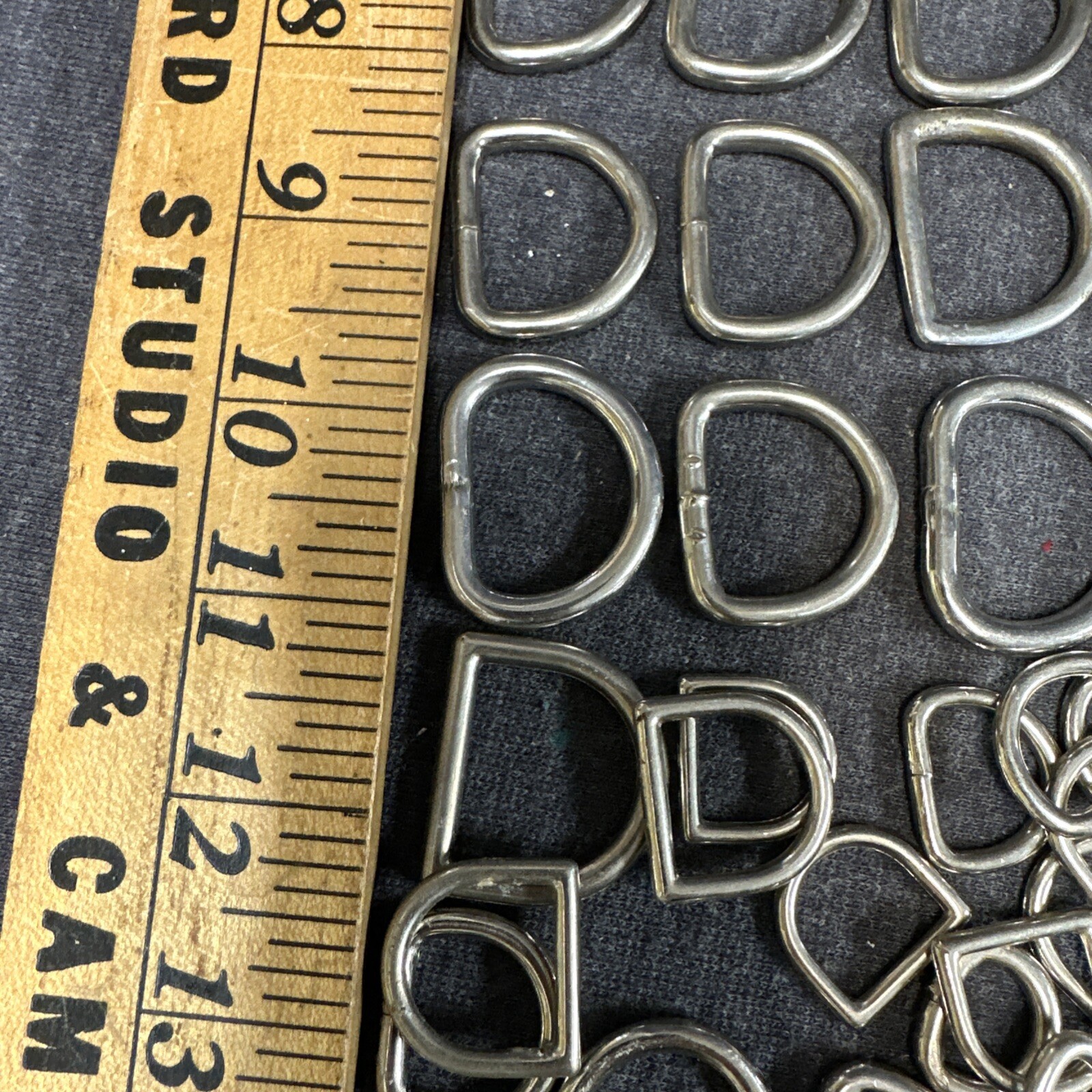 Lot Assorted Sizes Saddle Dee D Rings Saddle Tack