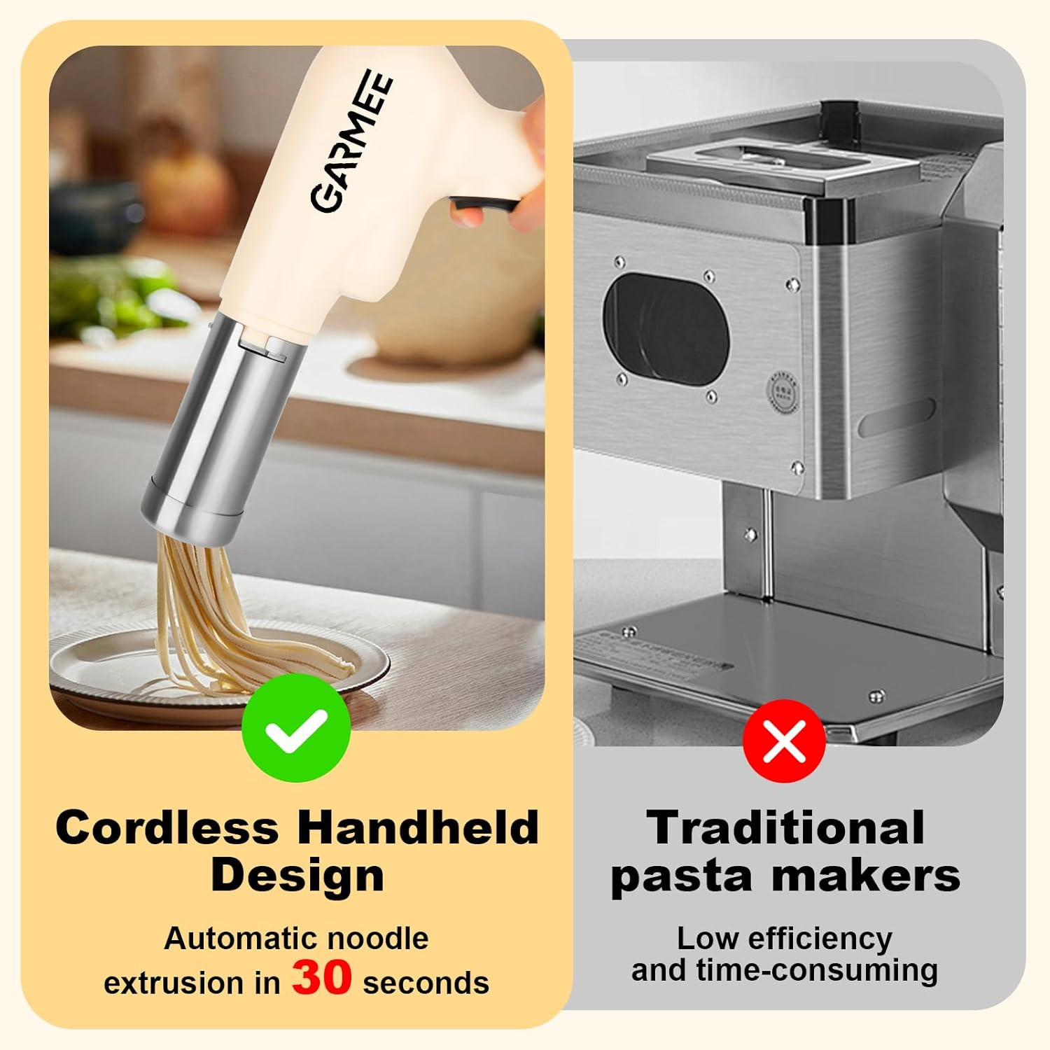 Electric Pasta Maker Machine Noodle Maker - Automatic Spaghetti Maker Pasta Roll