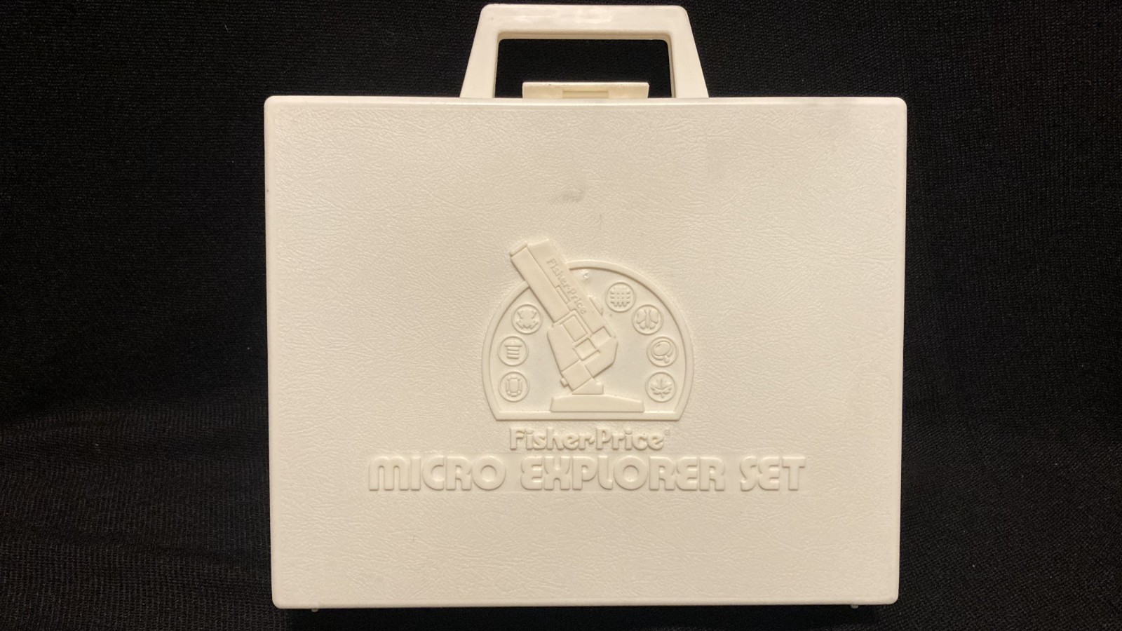 Vintage 1985 Fisher Price Micro Explorer Microscope Set W/ Case | Tested & Works