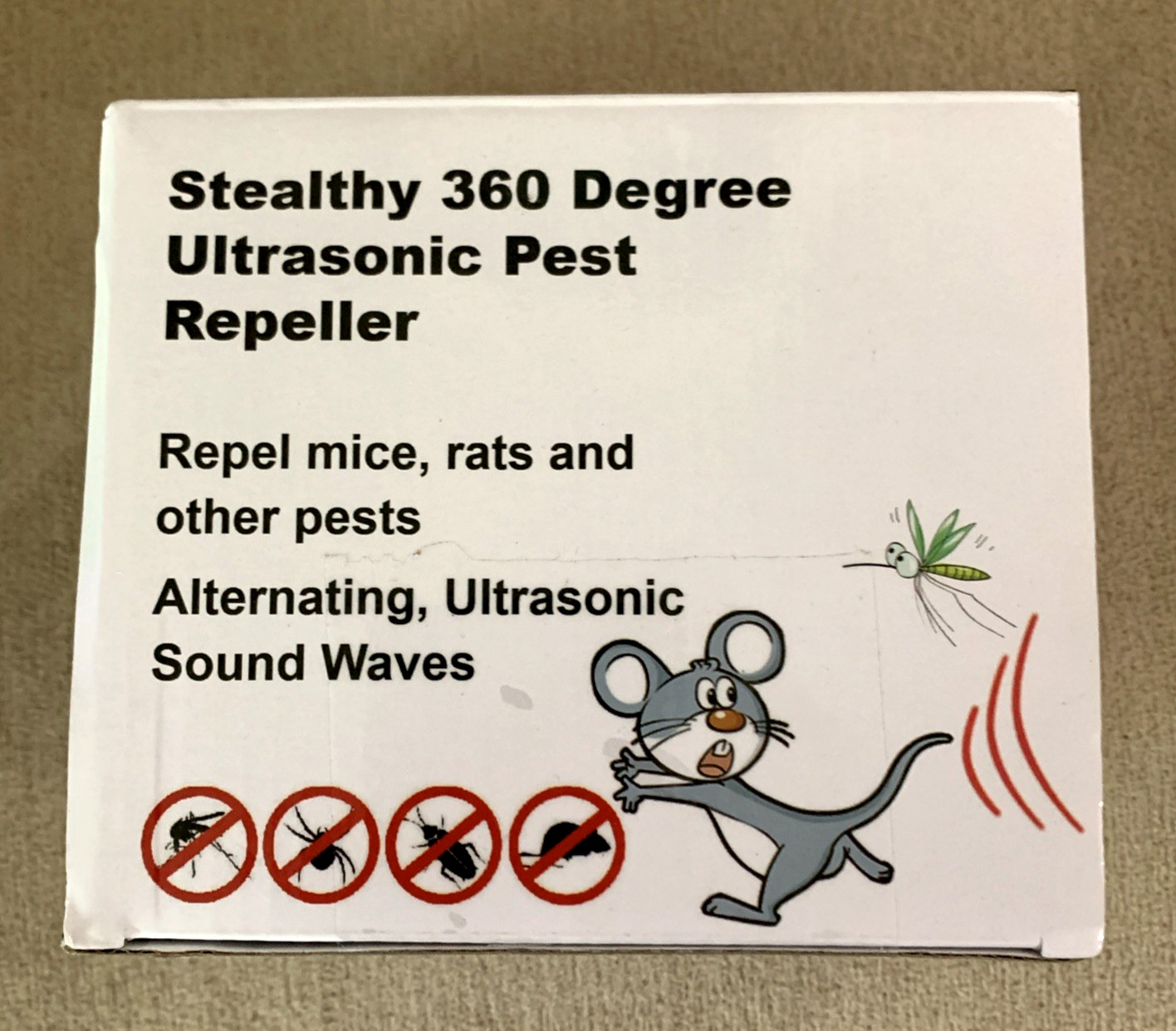 BORHOOD Ultrasonic Pest Repeller Indoor 360 Degree