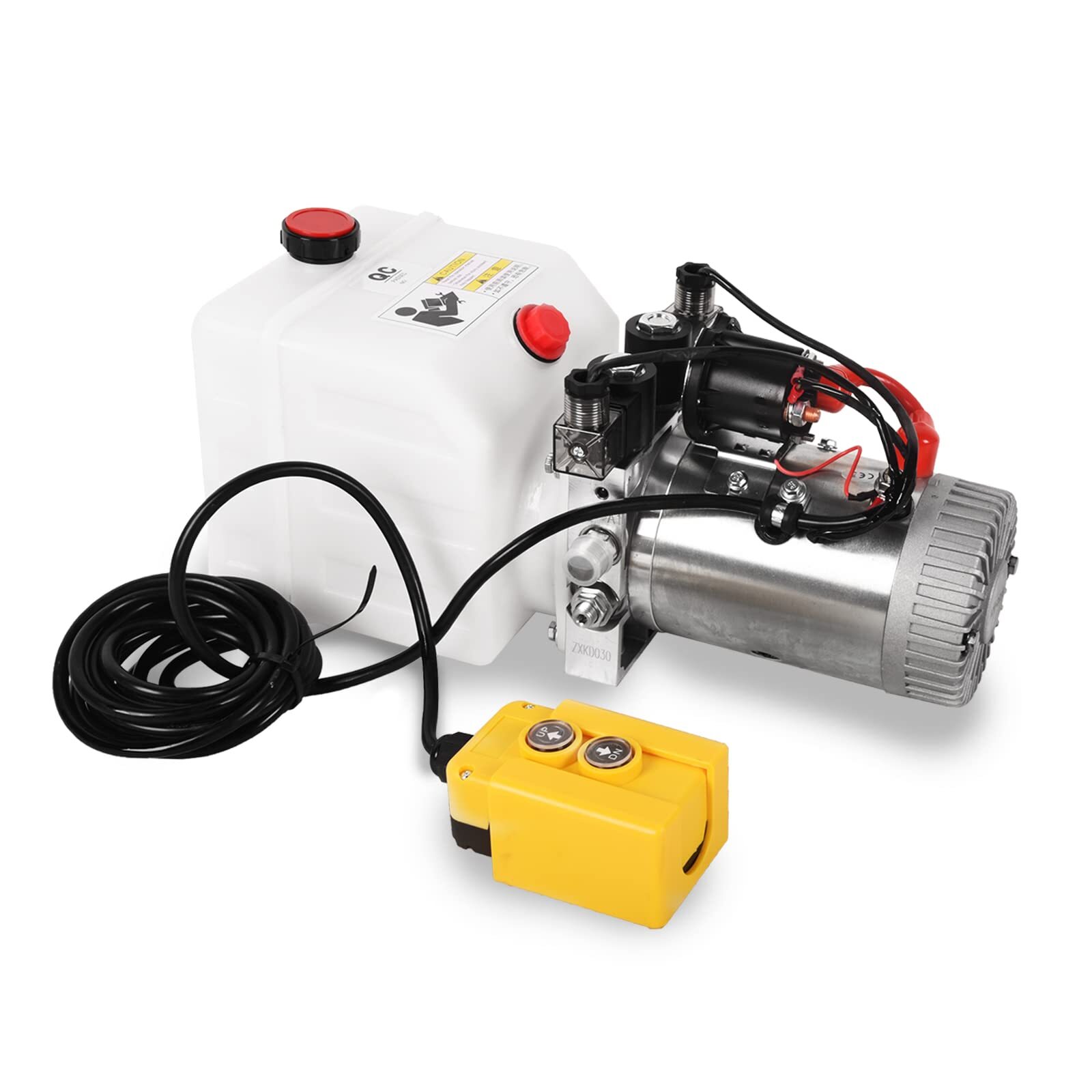 Hydraulic Power Unit 3 Quart Double Acting Hydraulic Pump 3200 PSI 12V DC