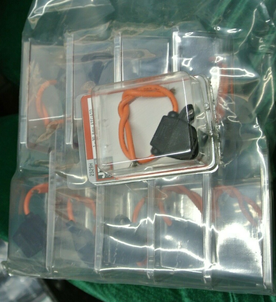 (10) JT&T Products 2529H - 30Amp ATC/ATO in Line Fuse Holder