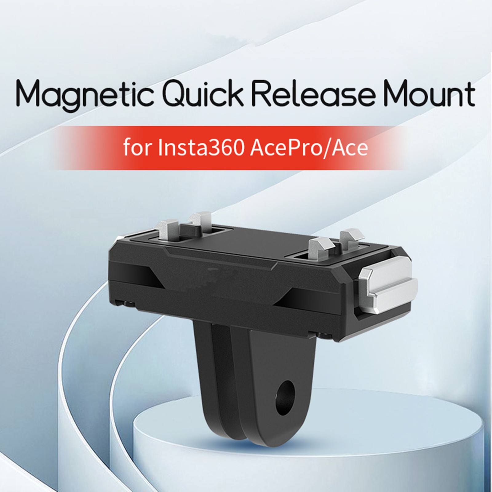 For Insta360 Ace Pro/Ace Magnetic Quick Release Base AABS+Metal Camera Base