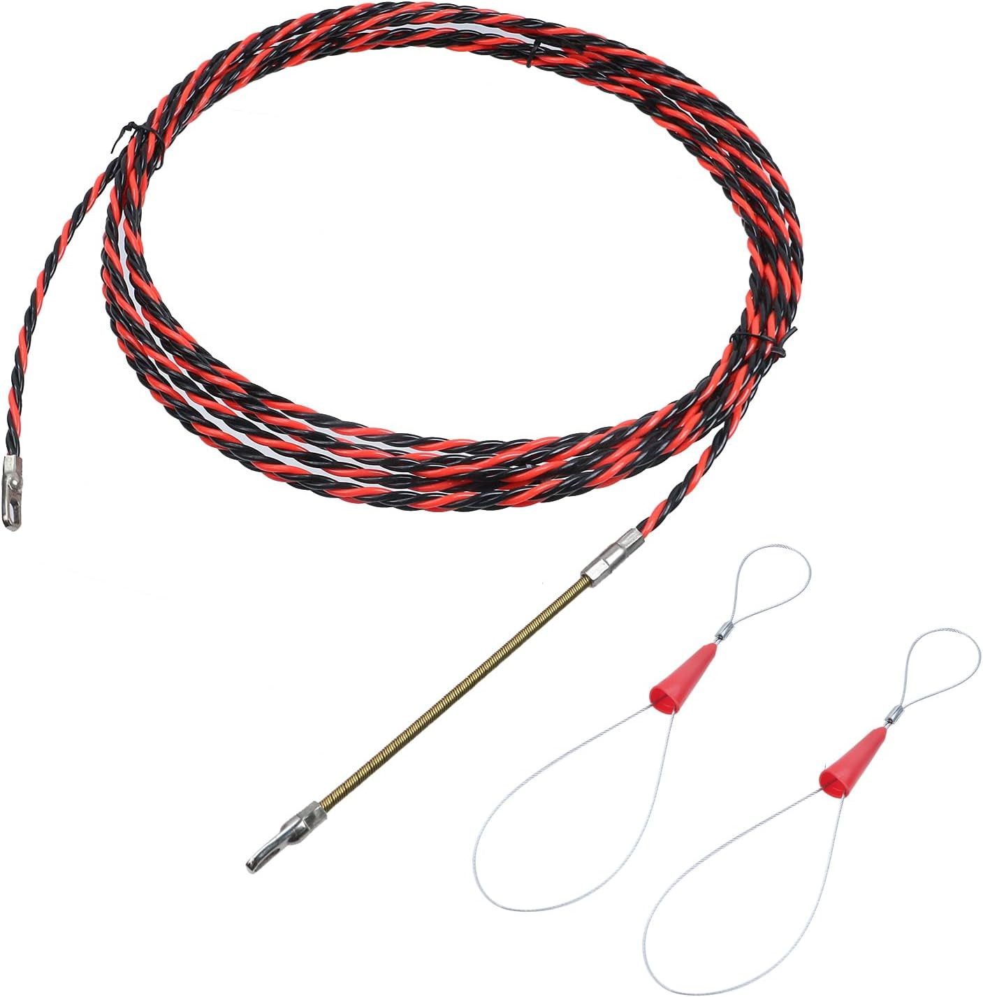 0.26"/6.5Mm Fish Tape Cable Puller Kit, Electrical Cable Puller through Wall Wir