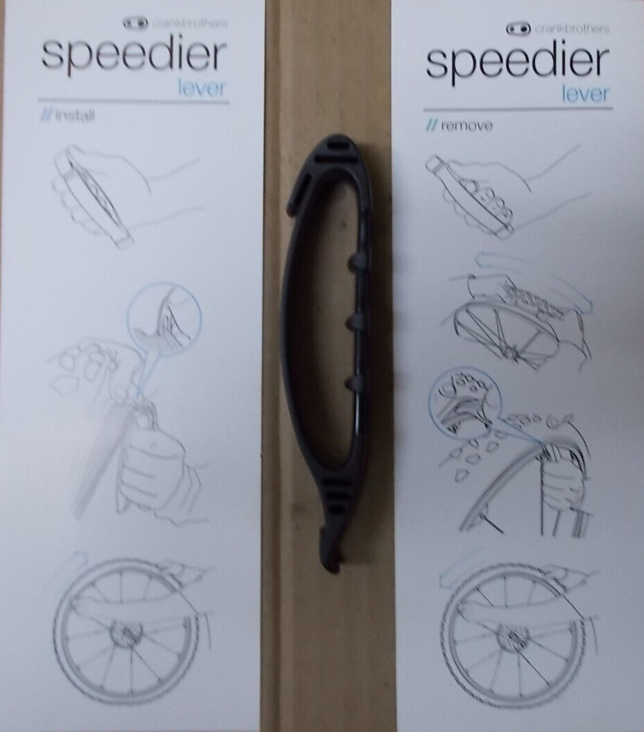 NOS CRANK BROTHERS SPEEDIER BICYCLE TIRE LEVER--SINGLE              (EB/RM)