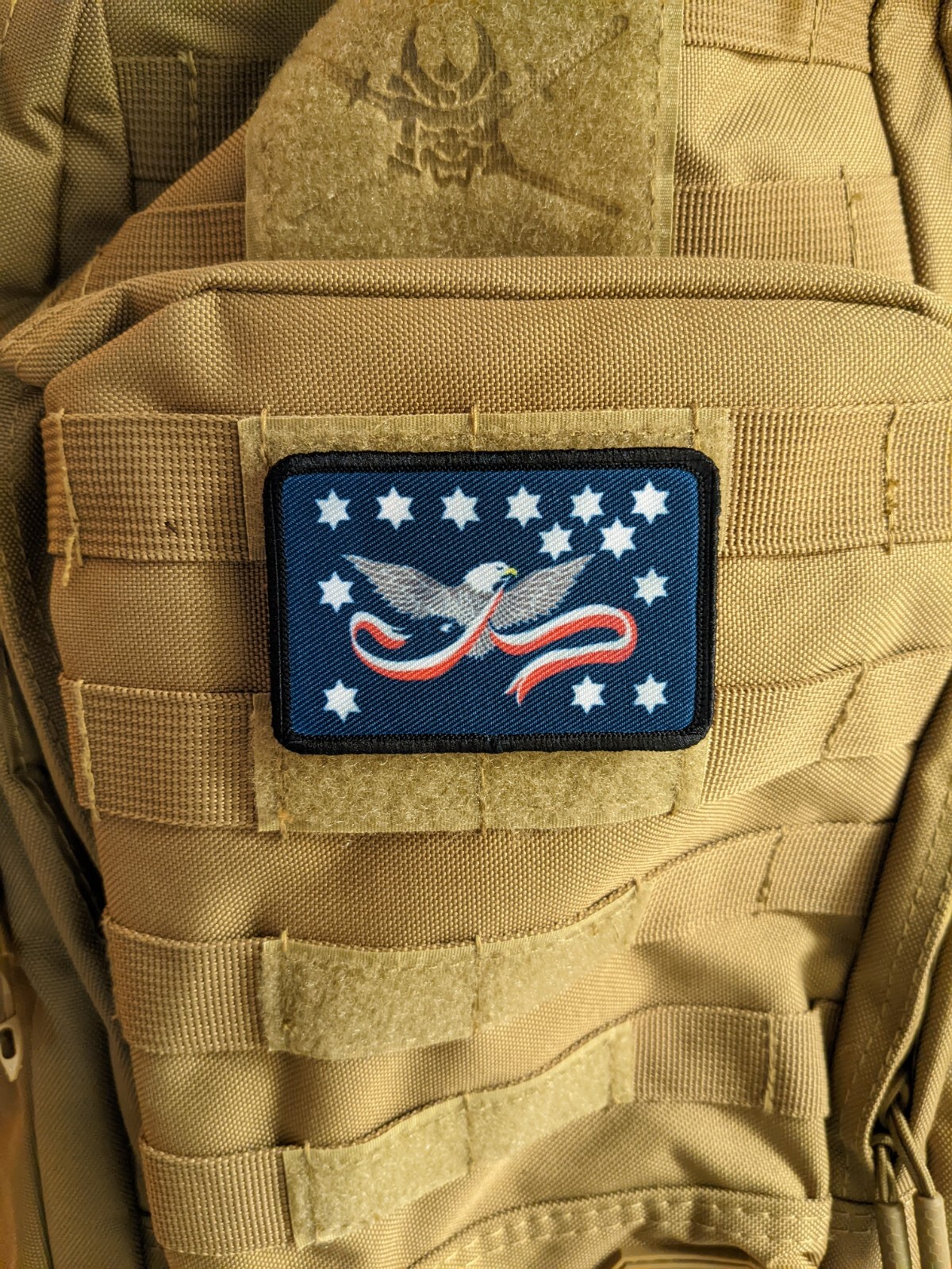 Whiskey Rebellion Flag 2"x3" hook and loop tactical patch