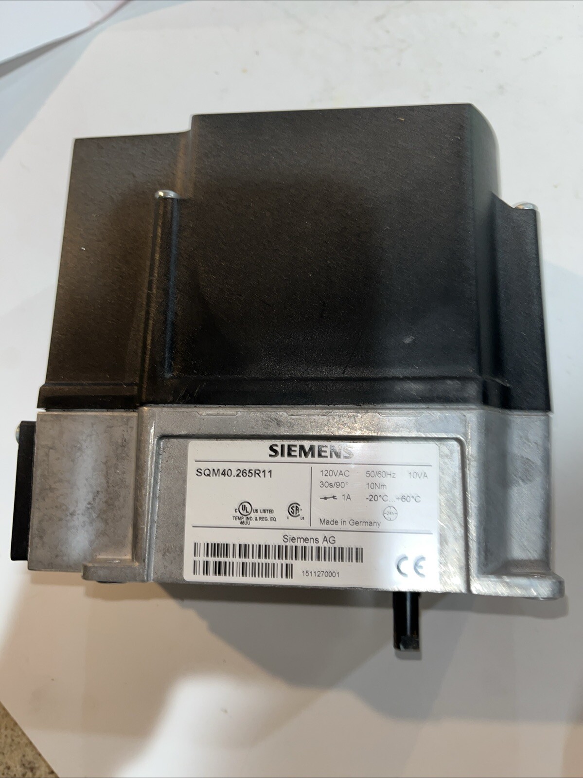 SIEMENS SQM40 ACTUATOR sqm40 265R11 NOS