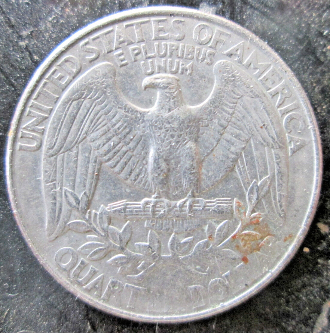 1998-P WASHINGTON, REVERSE GREASE STRIKE ERROR AT "ER", VF CONDITION, CIRCULATED