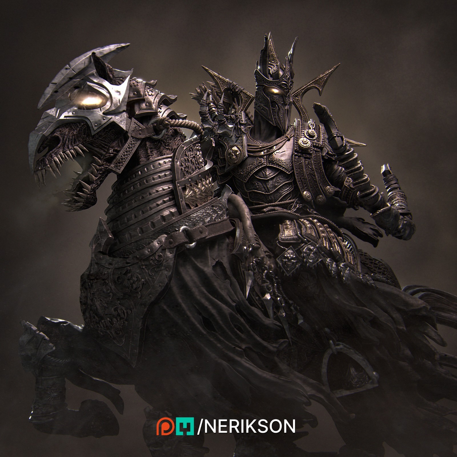 Conquest, Horseman of the Apocalypse by Nerikson | D&D | DnD | Print on Demand