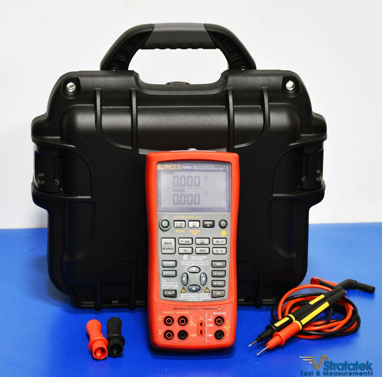 Fluke 725Ex Multifunction Process Calibrator Intrinsically Safe NIST Calibrated