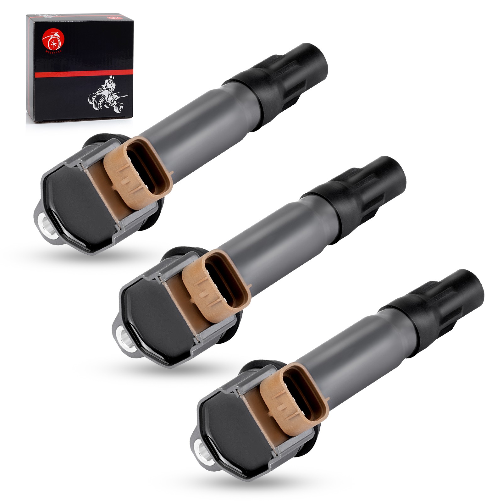 3 Pack Ignition Stick Coil For Sea-Doo Spark 2up 3up 900 ACE H.O. ACE 2014-2021
