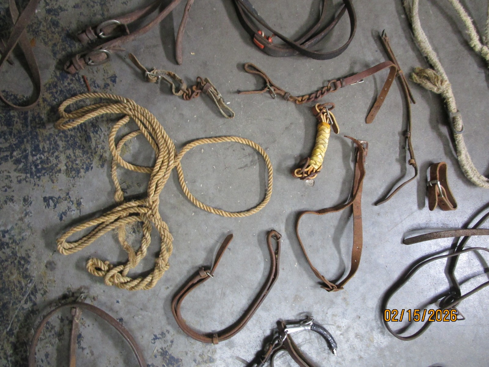 Leather Horse Tack Lot