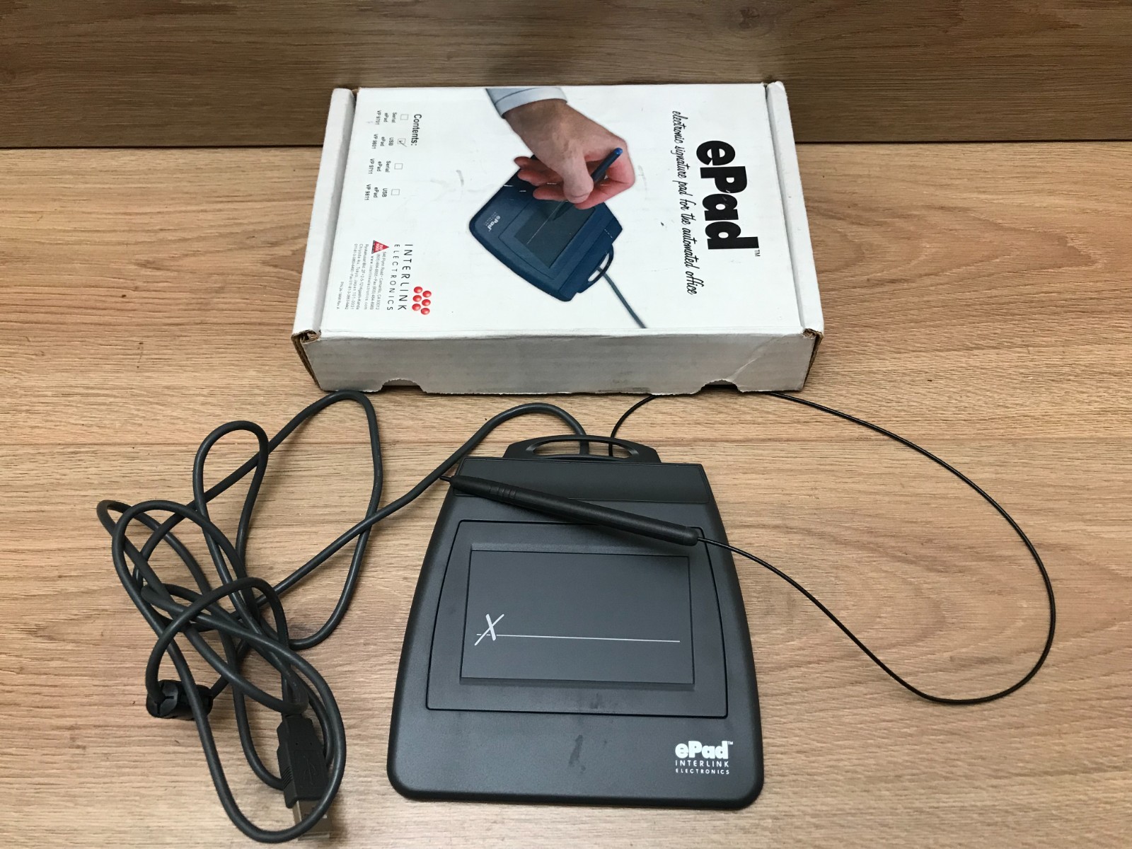 ePad USB VP 9801 signature pad NEW