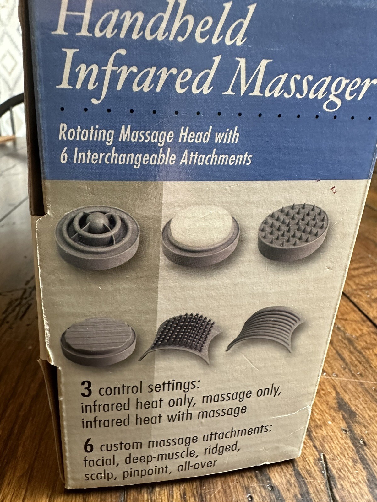 HANDHELD INFRARED ROTATING MASSAGE HEAD