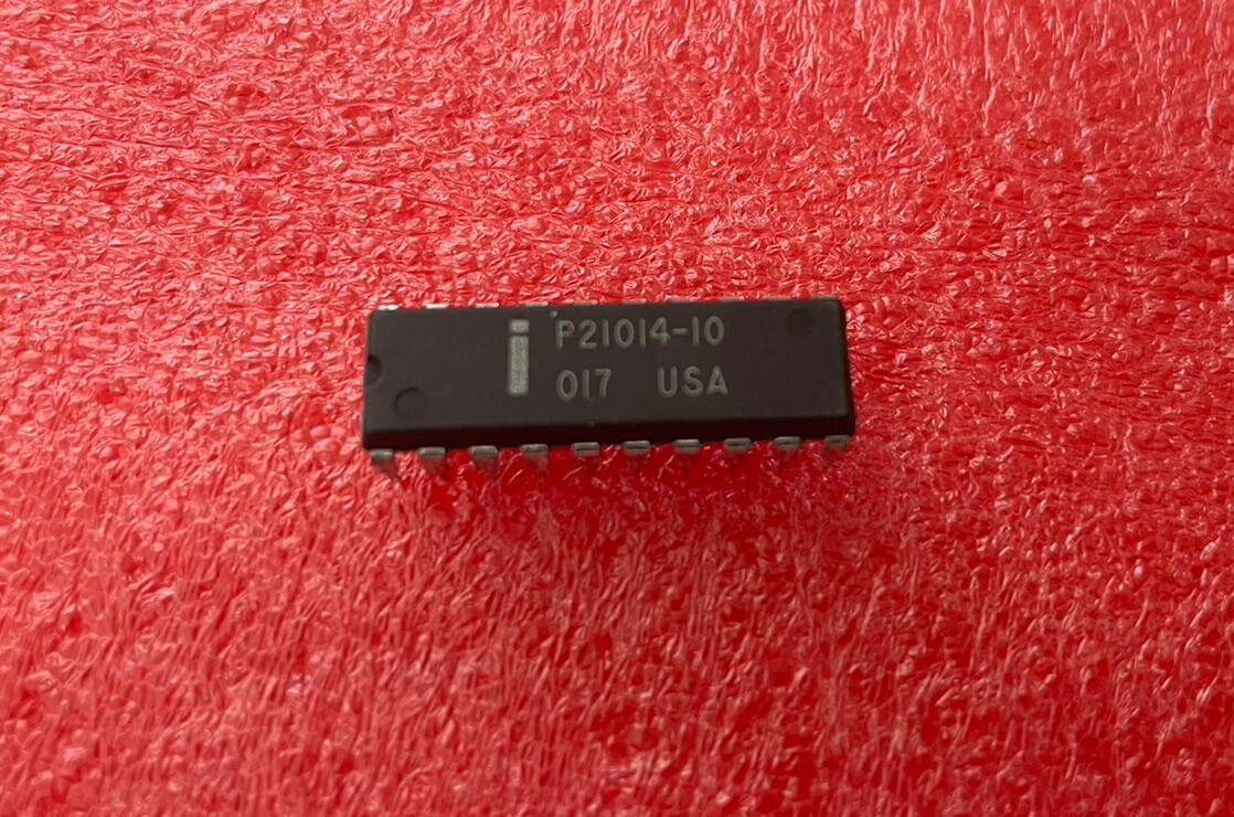 P21014-10 IC FAST PAGE DRAM 256Kx4 20 PIN DIP INTEL NEW (Lot of 1)
