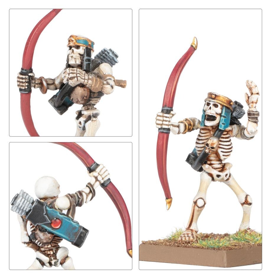 4x Skeleton Archers *NEW ON SPRUE* Tomb Kings Warhammer Fantasy The Old World