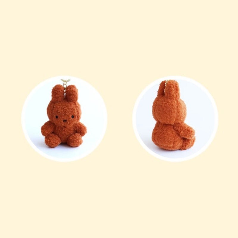 Official Miffy Creamy Texture Plush Doll Keychain Keyring Bag Cute 13cm (5.12")