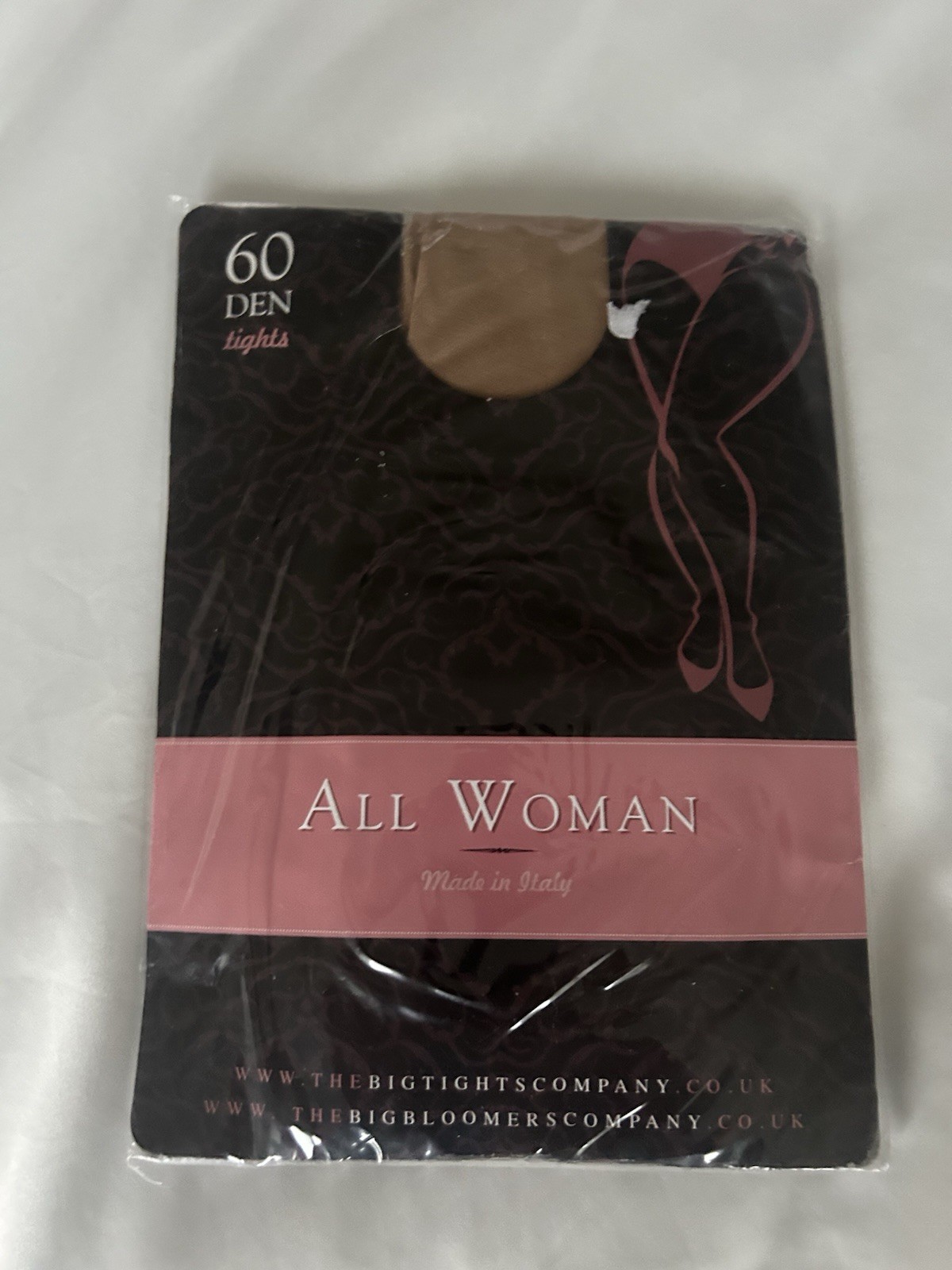 The Big Tights Co. All Woman  Make-Up 60 Denier Tights Size Uk 22-32 Bnwt