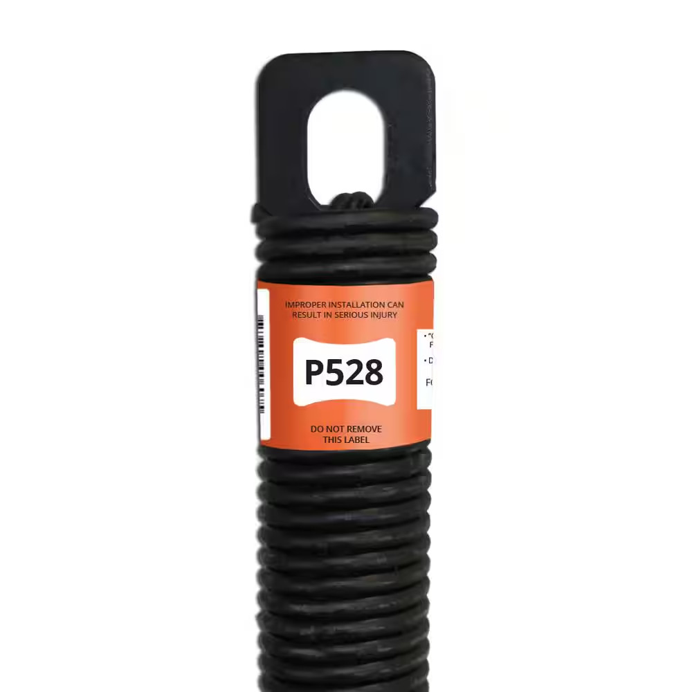 P528 28 In. Plug-End Extension Spring (0.207 In. No. 5 Wire)