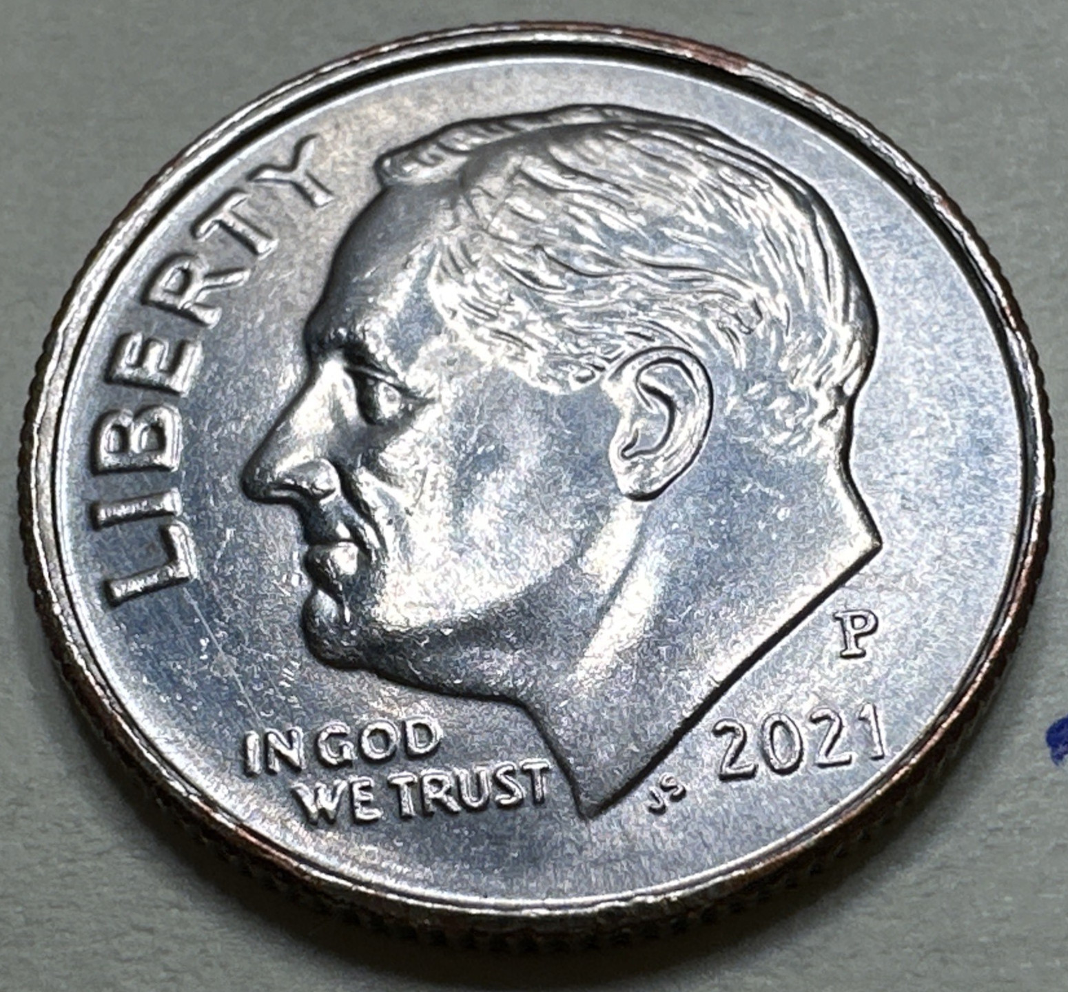 2021 P  Roosevelt Dime - Actual coin 10C 2473X