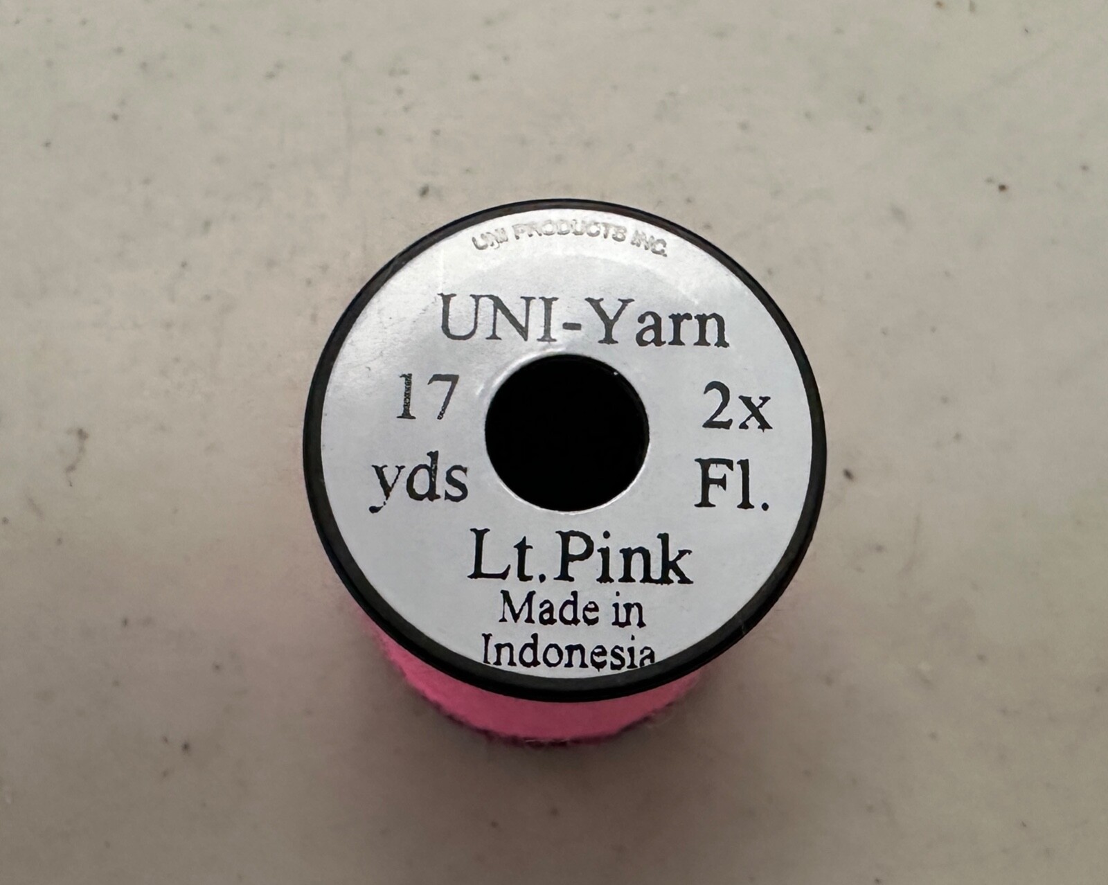 Uni Yarn 17 Yard Spool Insect Light Pink