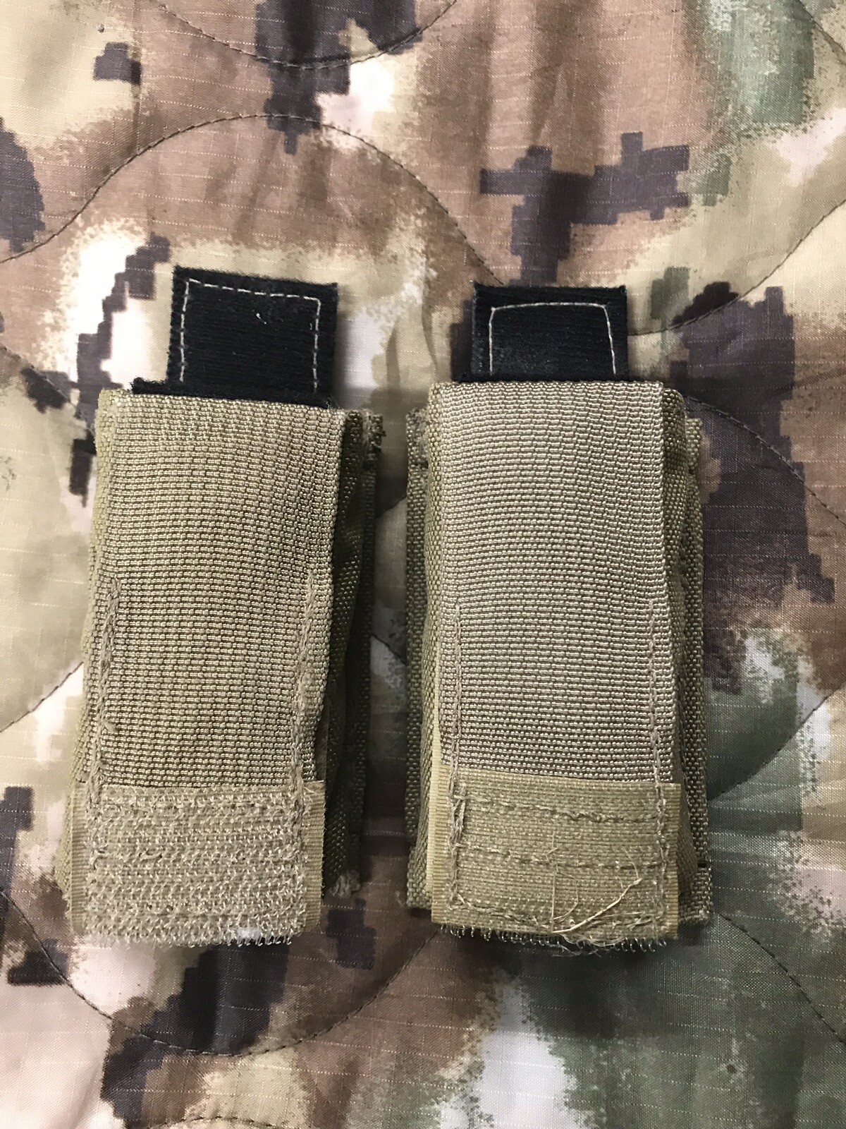 MOLLE M9 KHAKI Single Kydex Mag Pouch 2 each USMC  Eagle Industries