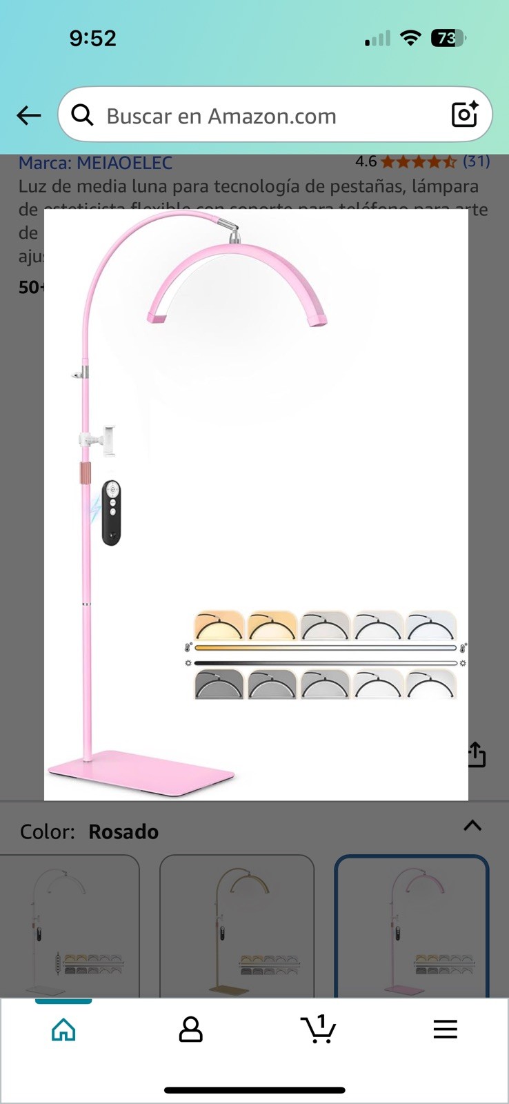 Aluminum Adjustable Massage Table Portable Salon Bed Spa Table PINK