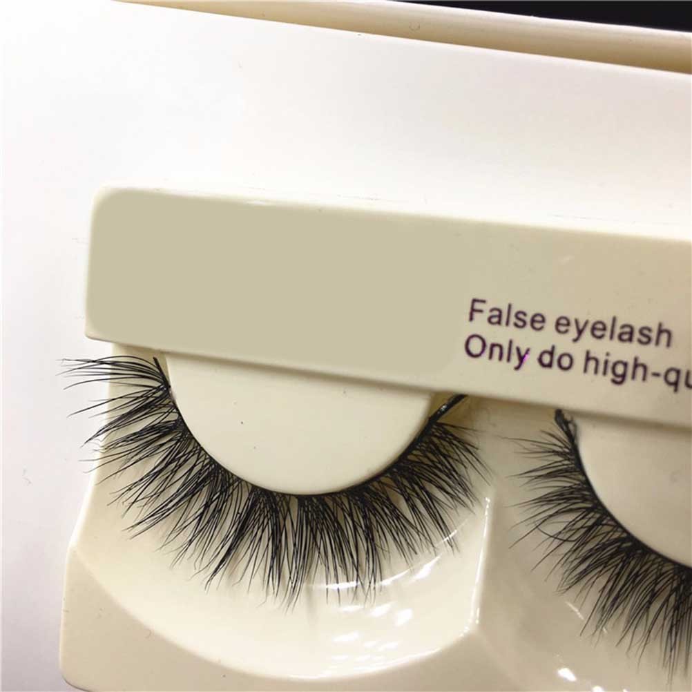 Reusable High-End False Eyelash Black Long Thick Natural Lashes for Makeup