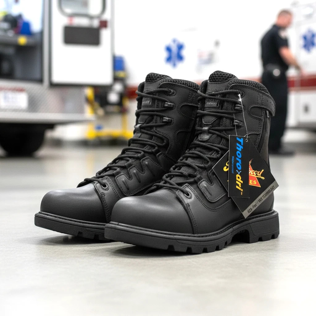 Thorogood 834-6446 GenFlex2 6 Inch Side Zip Waterproof Tactical Boots