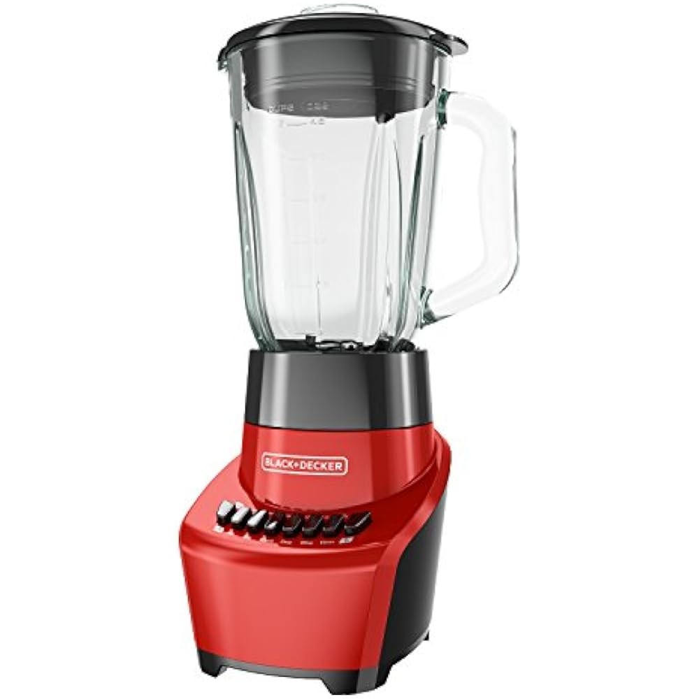 BLACK+DECKER PowerCrush Multi-Function Blender with 6-Cup Glass Jar BL1110