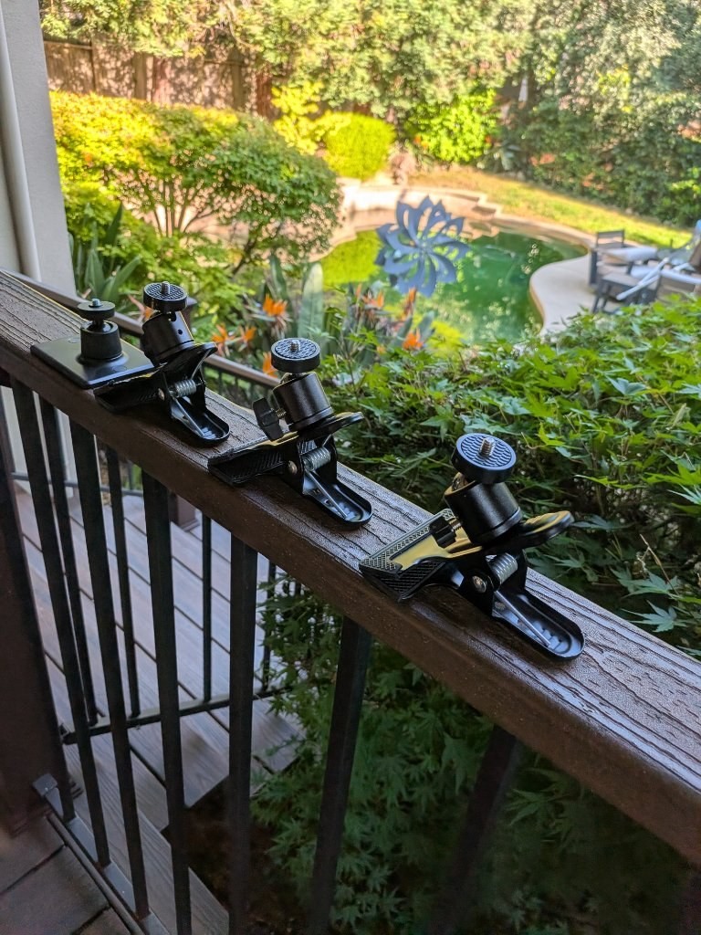 Universal Ball Head Clamp Mount Lot 5pc SteamVR Camera 1/4 Screw