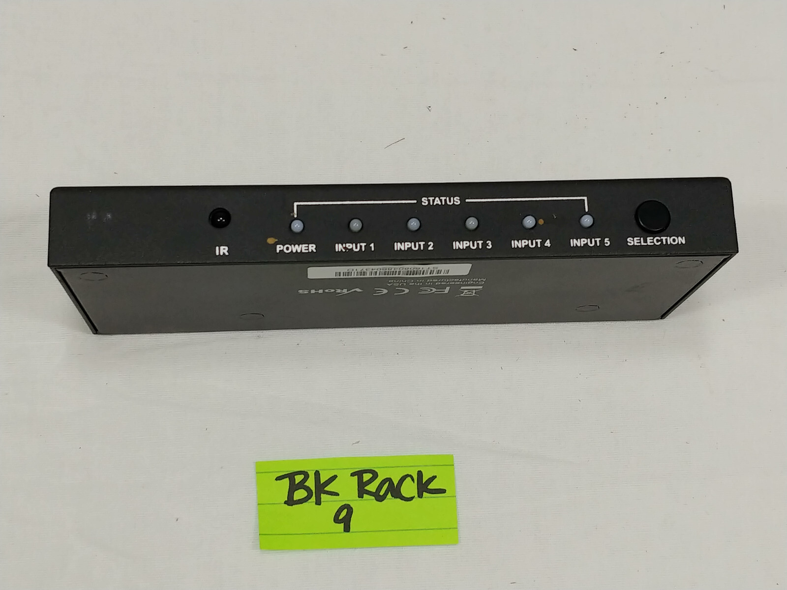 Binary 5-Input, 1-Output HDMI Switcher | B-220-HDSWTCH-5x1
