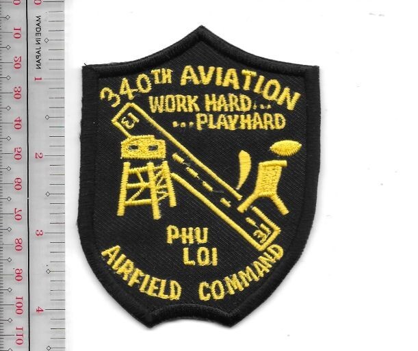 US Army Vietnam 340th Aviation Airfield Command 1957 to 1975 NO TARIFF